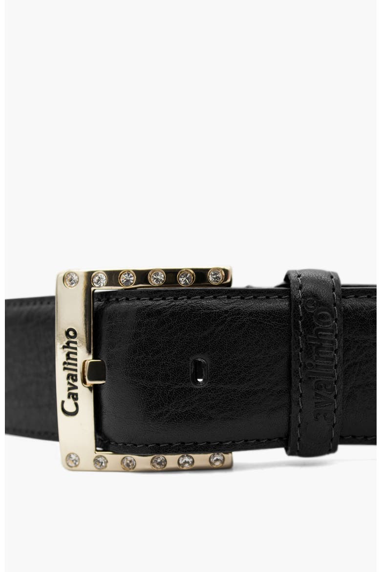 Classic 908 Leather Belt, Alternate, color, Black