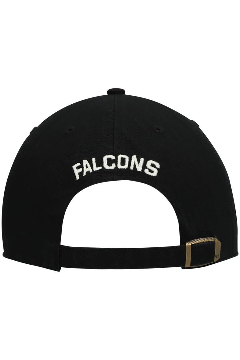Women's '47 Black Atlanta Falcons Finley Clean Up Adjustable Hat, Alternate, color, Black