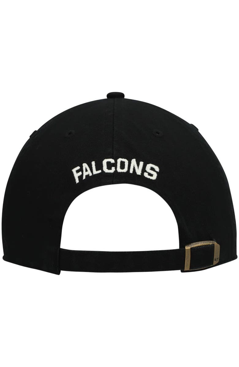'47 Women's '47 Black Atlanta Falcons Finley Clean Up Adjustable Hat, Alternate, color, Black