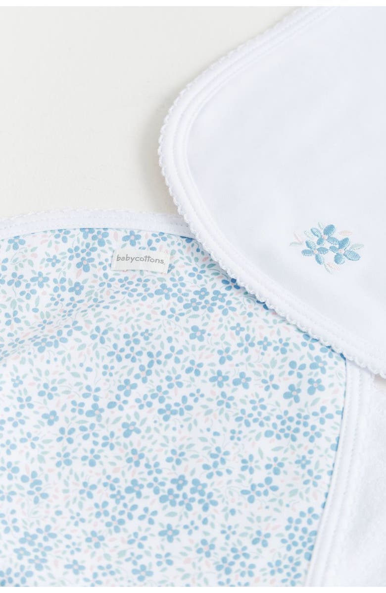 Babycottons Premium Peruvian Pima Cotton Lily Curve Burps 2-Pack For Infant, Alternate, color, Pink