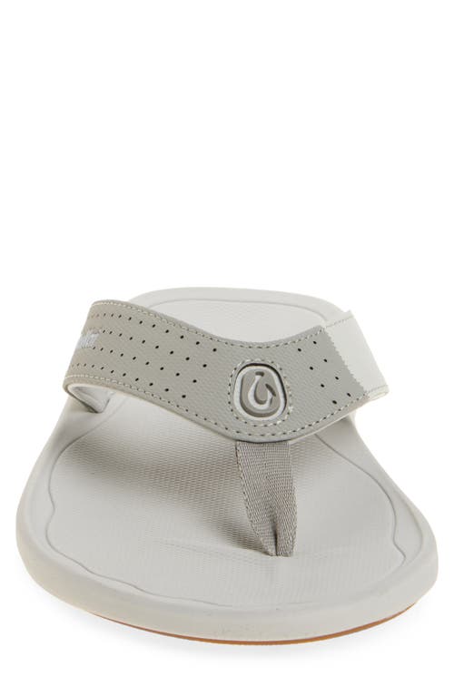 Olukai Ki Flip Flop In Gray