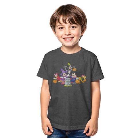 Boy's Mickey & Friends Halloween Group Shot T-shirt