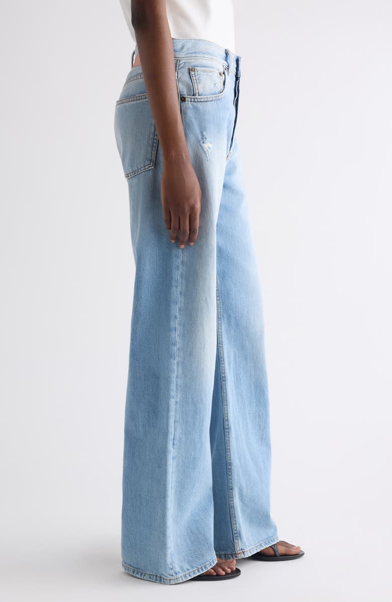 Acne Studios Loose Fit Jeans, Alternate, color, Light Blue