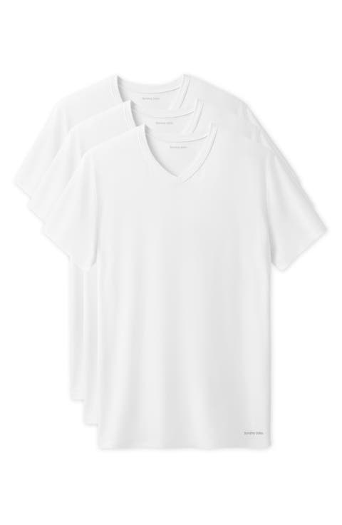 3-Pack Second Skin Stay Tucked V-Neck Undershirts