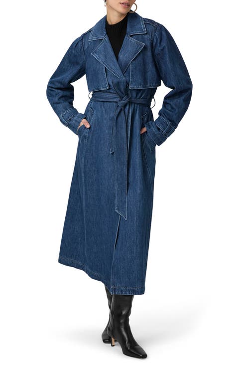 Raina Denim Trench Coat