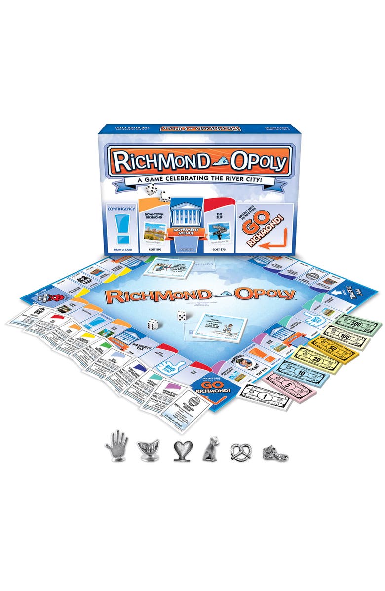 Late for the Sky Richmondopoly Monopoly Board Game, Alternate, color, Multicolored
