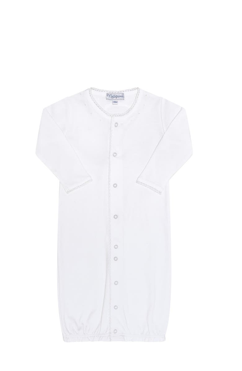 Nellapima White Crochet Converter Gown - Baby, Alternate, color, White