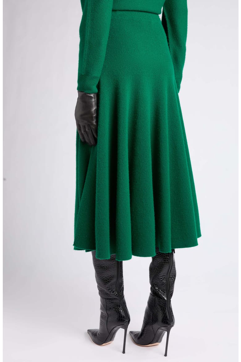 Cashmere Flare Maxi Skirt, Alternate, color, FORMAL GARDEN