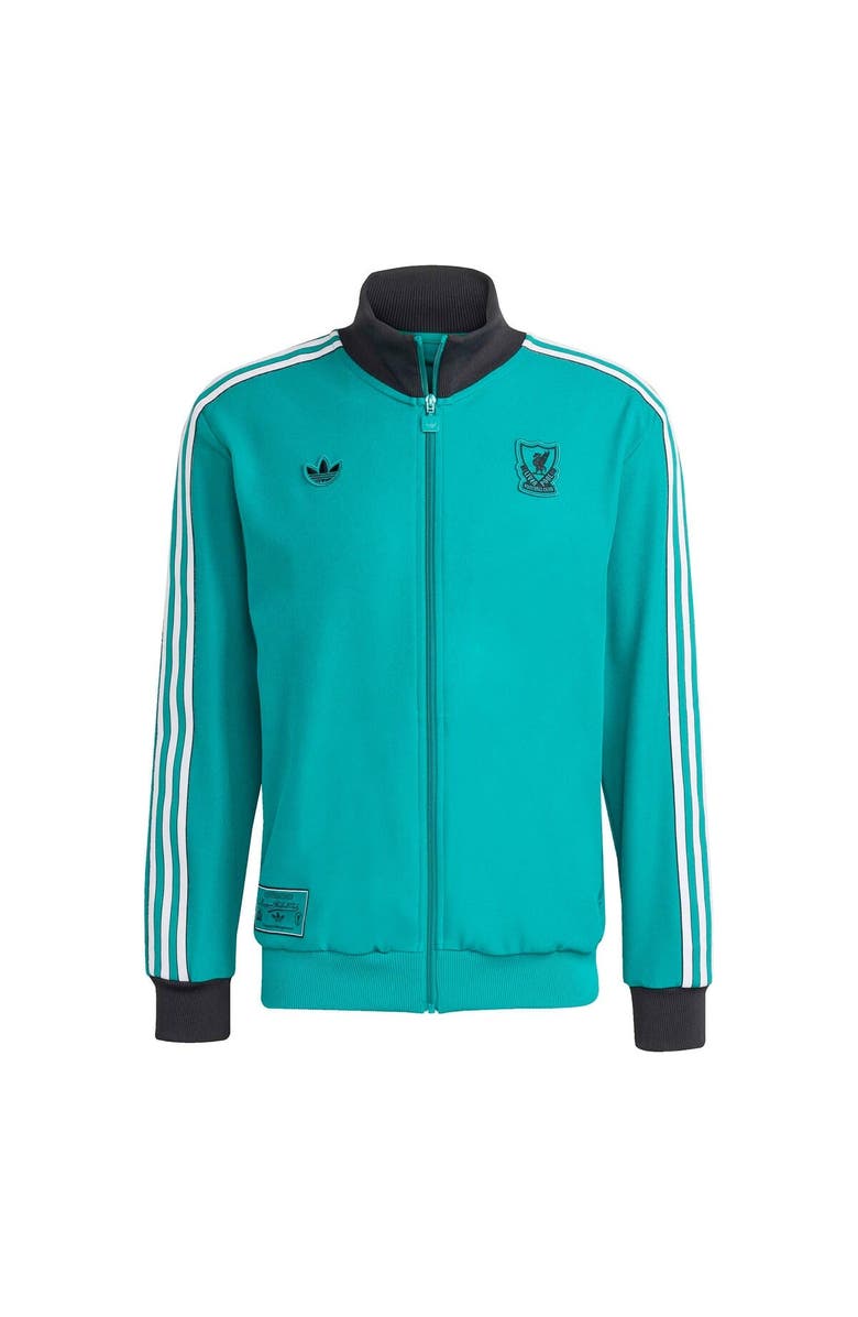 adidas Men's adidas Green Liverpool Terrace Icons Full-Zip Track Jacket, Alternate, color, Green
