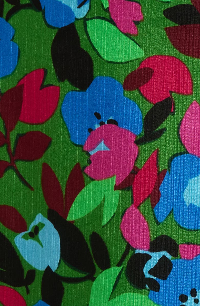 SUGARLIPS Destine Floral Print Long Sleeve Maxi Dress, Alternate, color, Green-Blue-Fuchsia