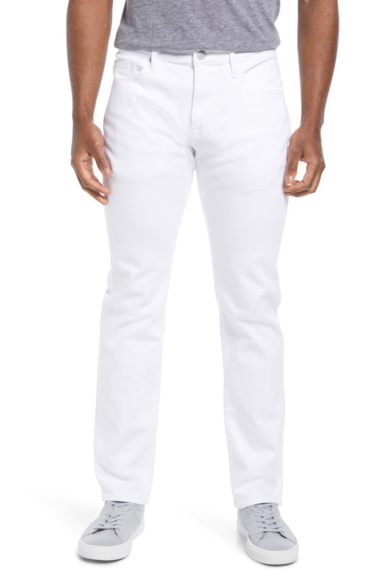 Marcus Slim Straight Leg Jeans, Main, color, UBLE WHITE SUPERMOVE