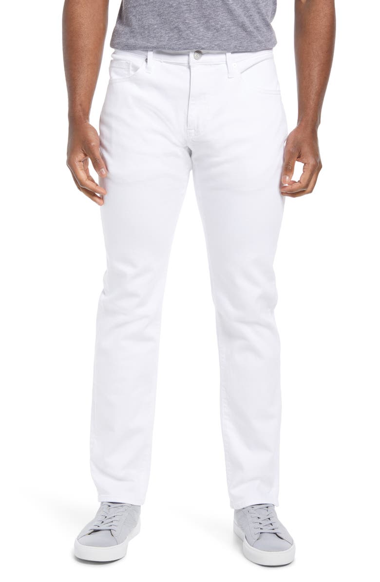 Mavi Jeans Marcus Slim Straight Leg Jeans, Main, color, Marcus Double White Supermove