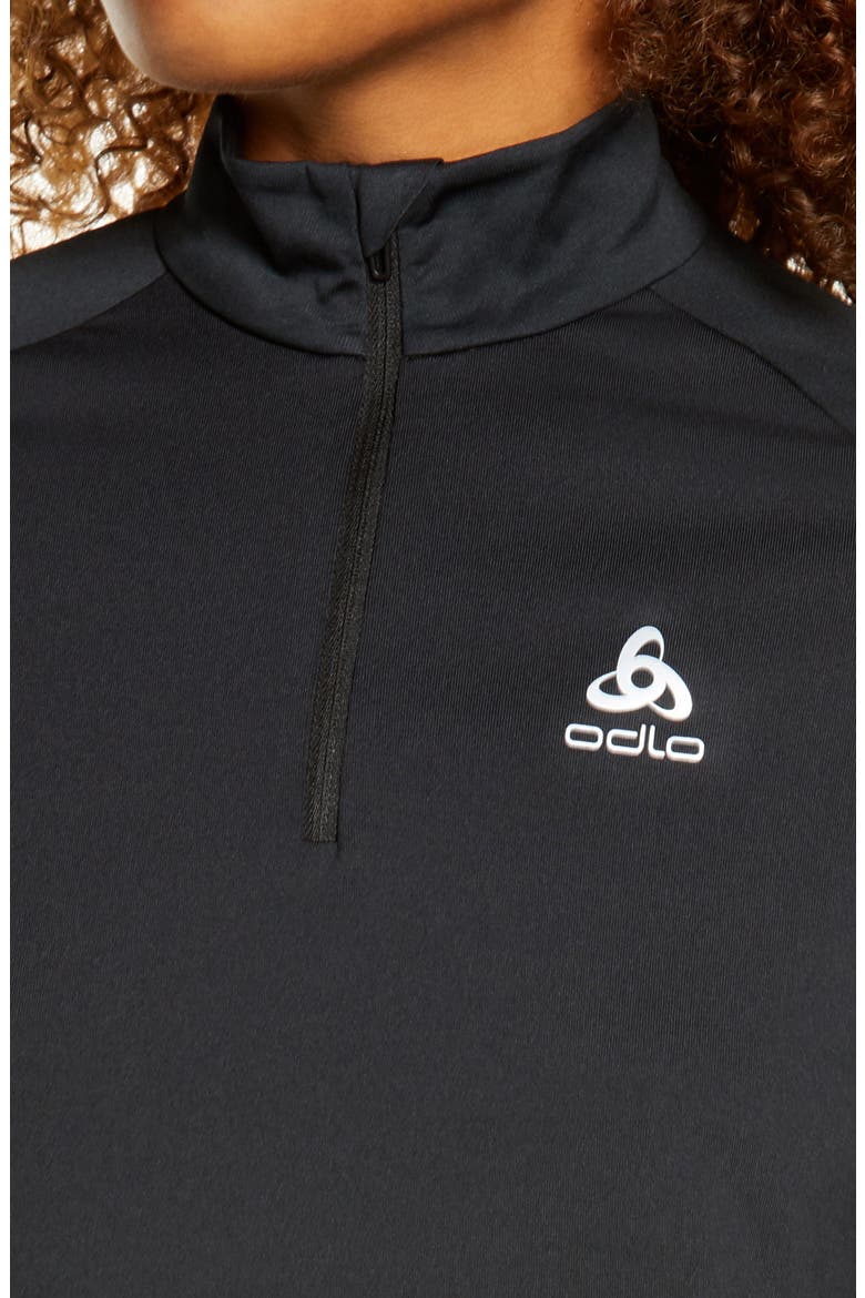 Cerarmiwarm Element Midlayer Top, Alternate, color, BLACK