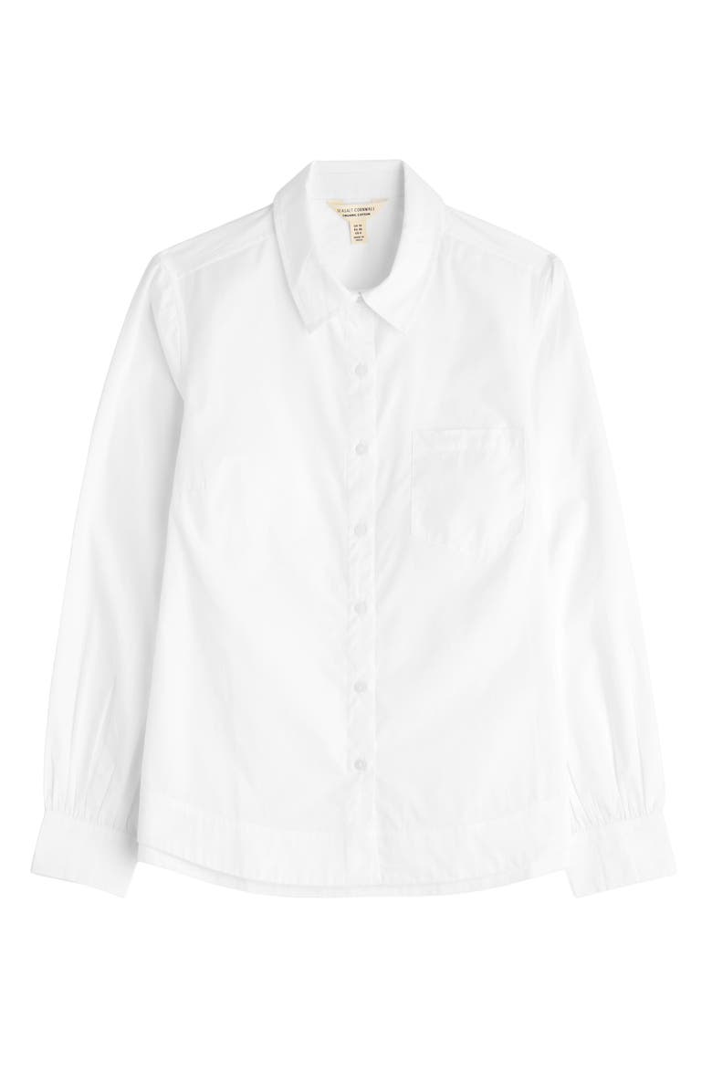 Seasalt Cornwall Isla Organic Cotton Shirt, Alternate, color, Salt