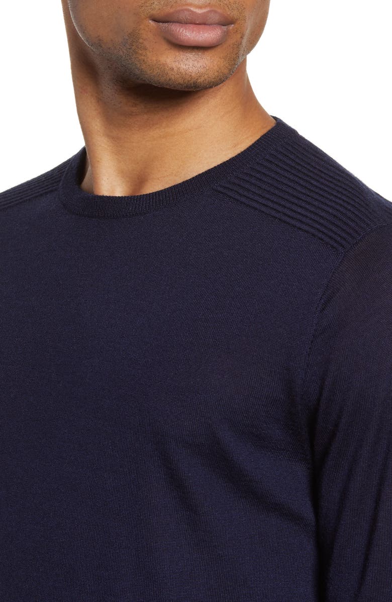 Nordstrom Signature Merino Wool Blend Crewneck Sweater, Alternate, color, 