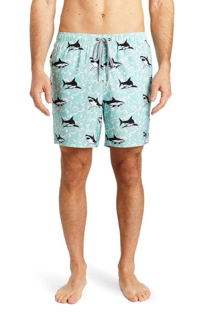 Rainforest Jaws II Swim Shorts, Main, color,