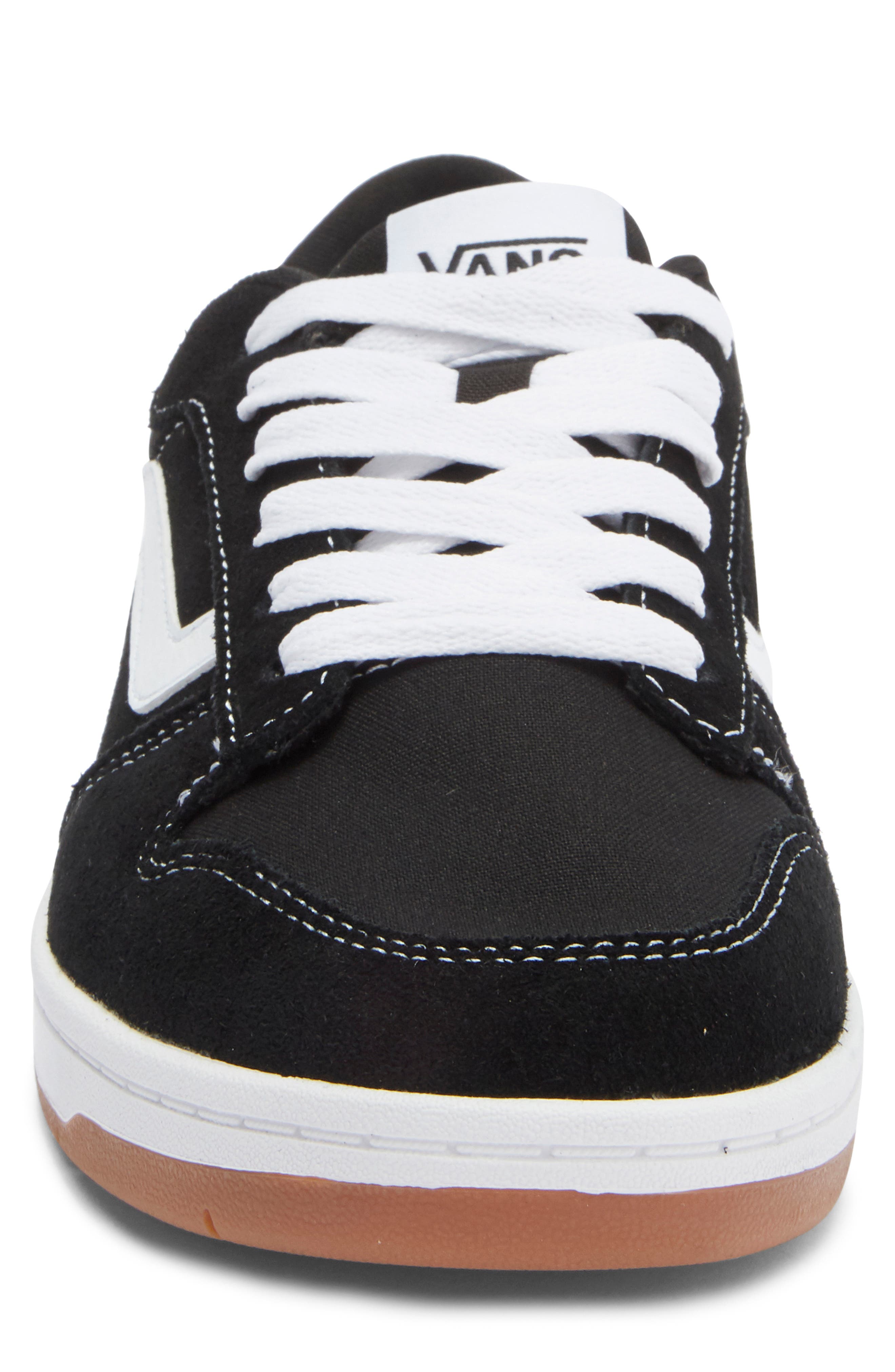 Vans Ryland Sneaker, Alternate, color, Suede/Canvas Black/White
