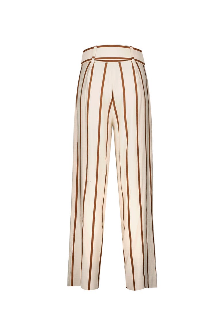 Striped Wide-Leg Pants, Alternate, color, Natural