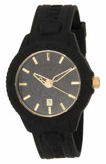 PLEIN SPORT Fearless Silicone Strap Watch, 43mm