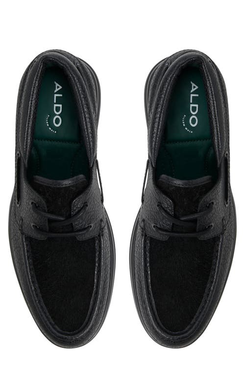 Aldo Seaexplorer Boat Shoe In Black