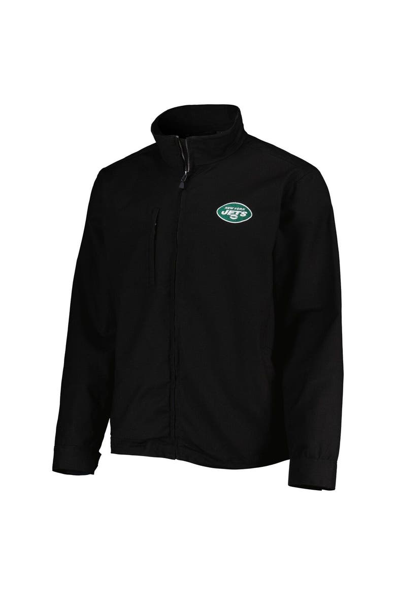 Men's Dunbrooke Black New York Jets Journey Workwear Tri-Blend Full-Zip Jacket, Alternate, color, Black