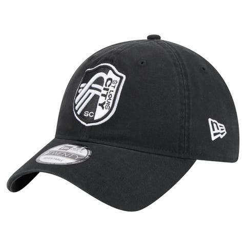 Men's New Era  Black St. Louis City SC 2025 Kickoff 9TWENTY Adjustable Hat