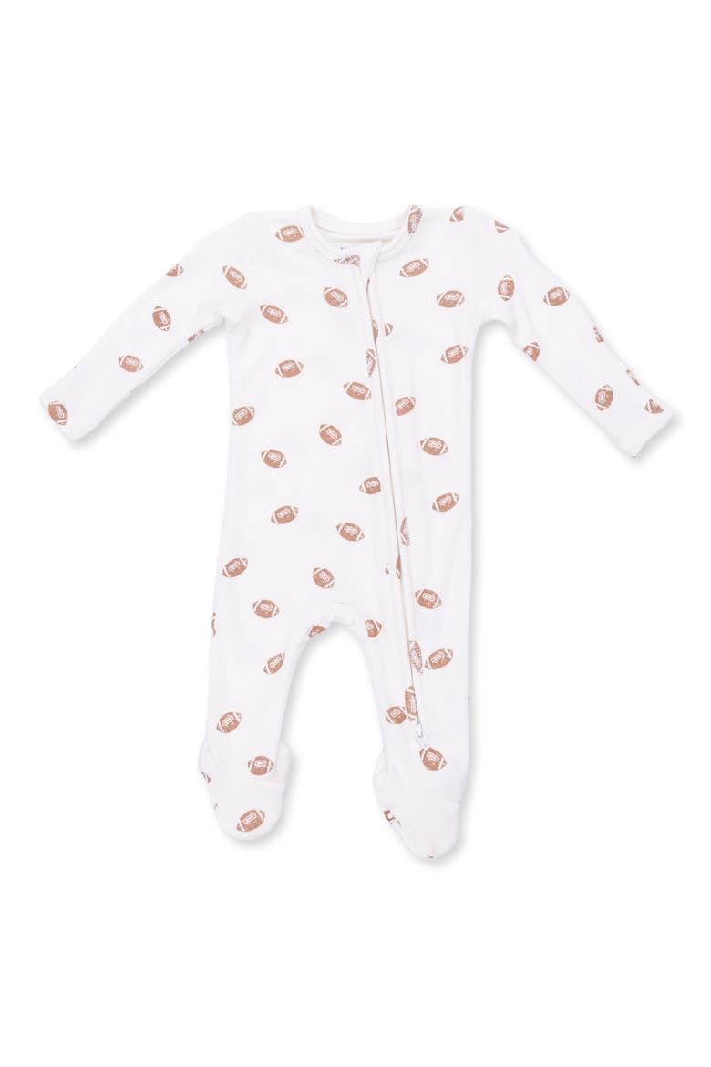 Mini Footballs Zip Footie, Main, color, IVORY