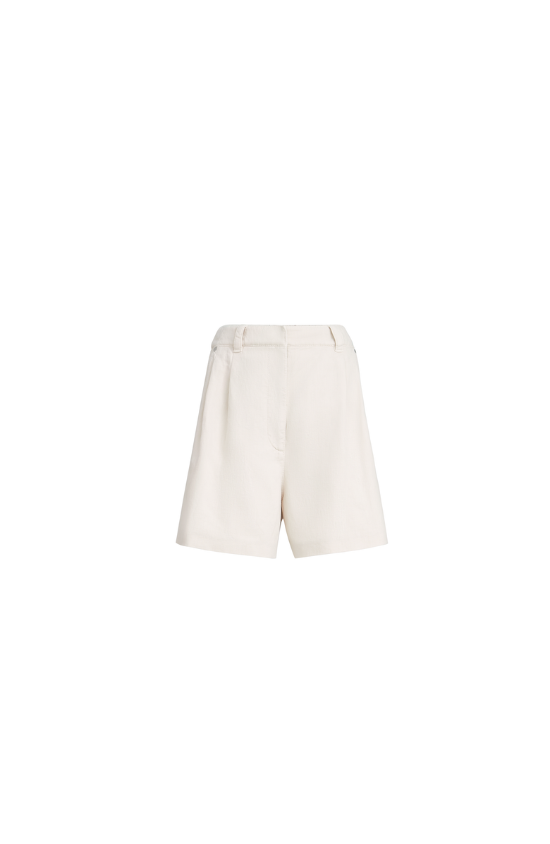 Brunello Cucinelli Baggy shorts with monili, Main, color, Chalk