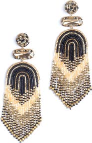Deepa Gurnani Ishani Beaded Drop Earrings