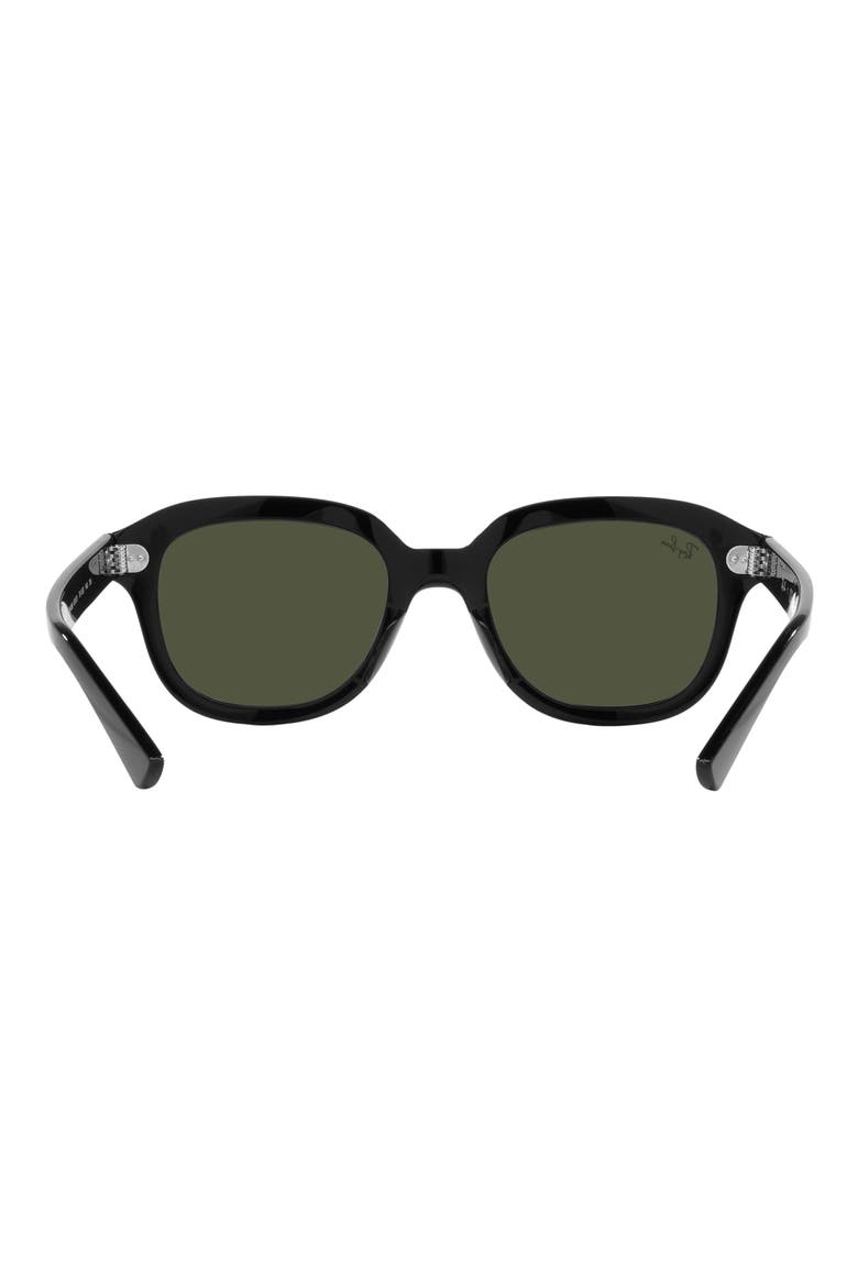 Erik 53mm Square Sunglasses, Alternate, color, BLACK