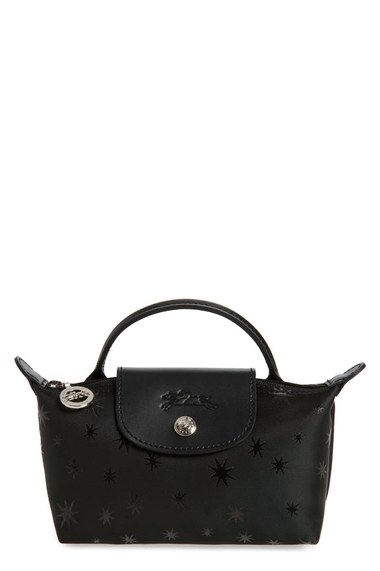 Le Pliage Cosmetics Case (Nordstrom Exclusive), Main, color, BLACK