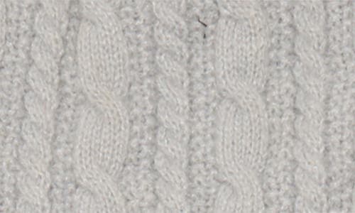 Nanette Lepore Faux Fur Pompom Beanie & Scarf Set In Gray