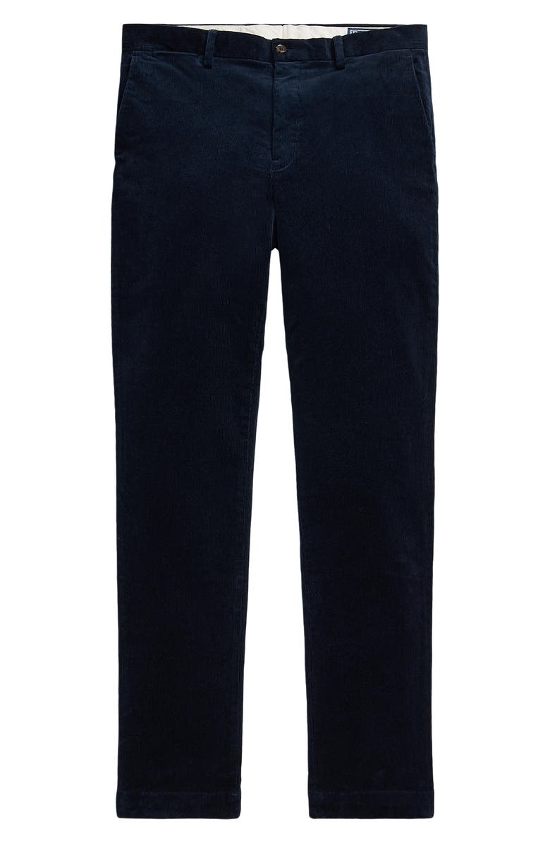 Polo Ralph Lauren Andover Slim Fit Stretch Corduroy Pants, Alternate, color, Aviator Navy