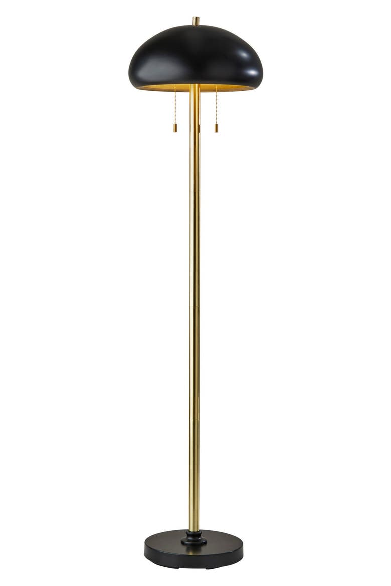 Cap Floor Lamp, Main, color, BLACK ANTIQUE BRASS