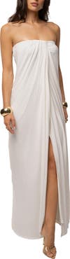 JLUXLABEL Heatwave Strapless Maxi Dress