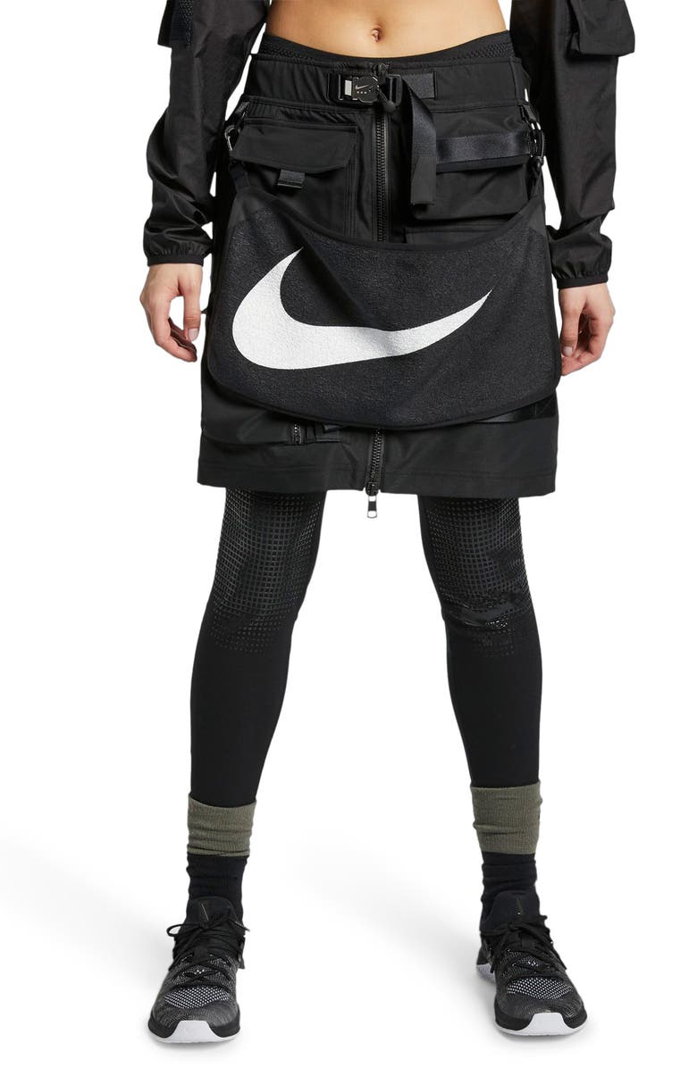 Nike x MMW Beryllium 2-in-1 Skirt, Main, color, 