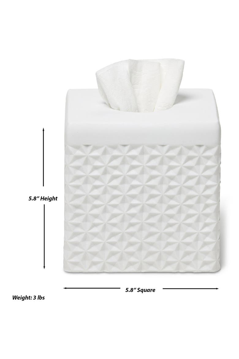 Quilted Tissue Cover, Alternate, color, WHITE