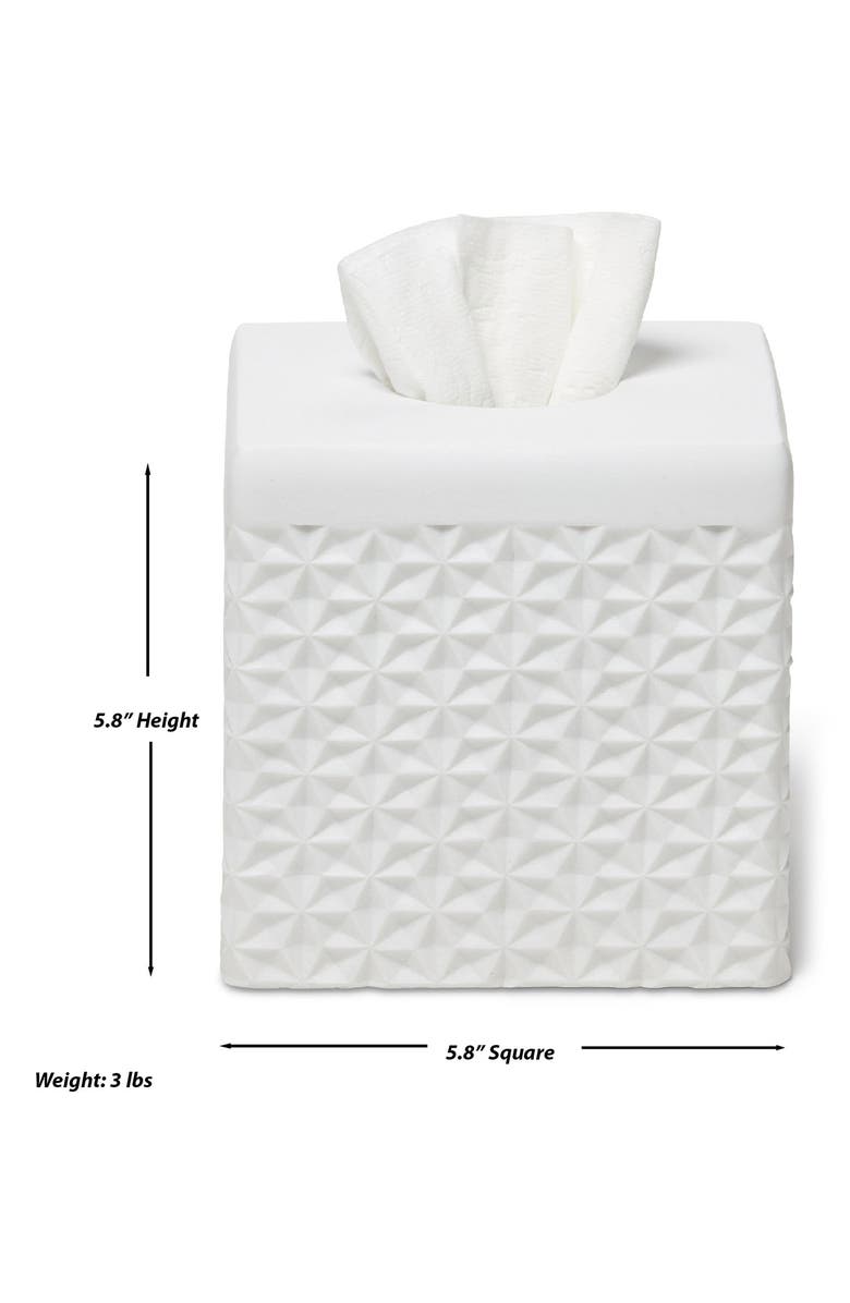ROSELLI TRADING COMPANY Quilted Tissue Cover, Alternate, color, White