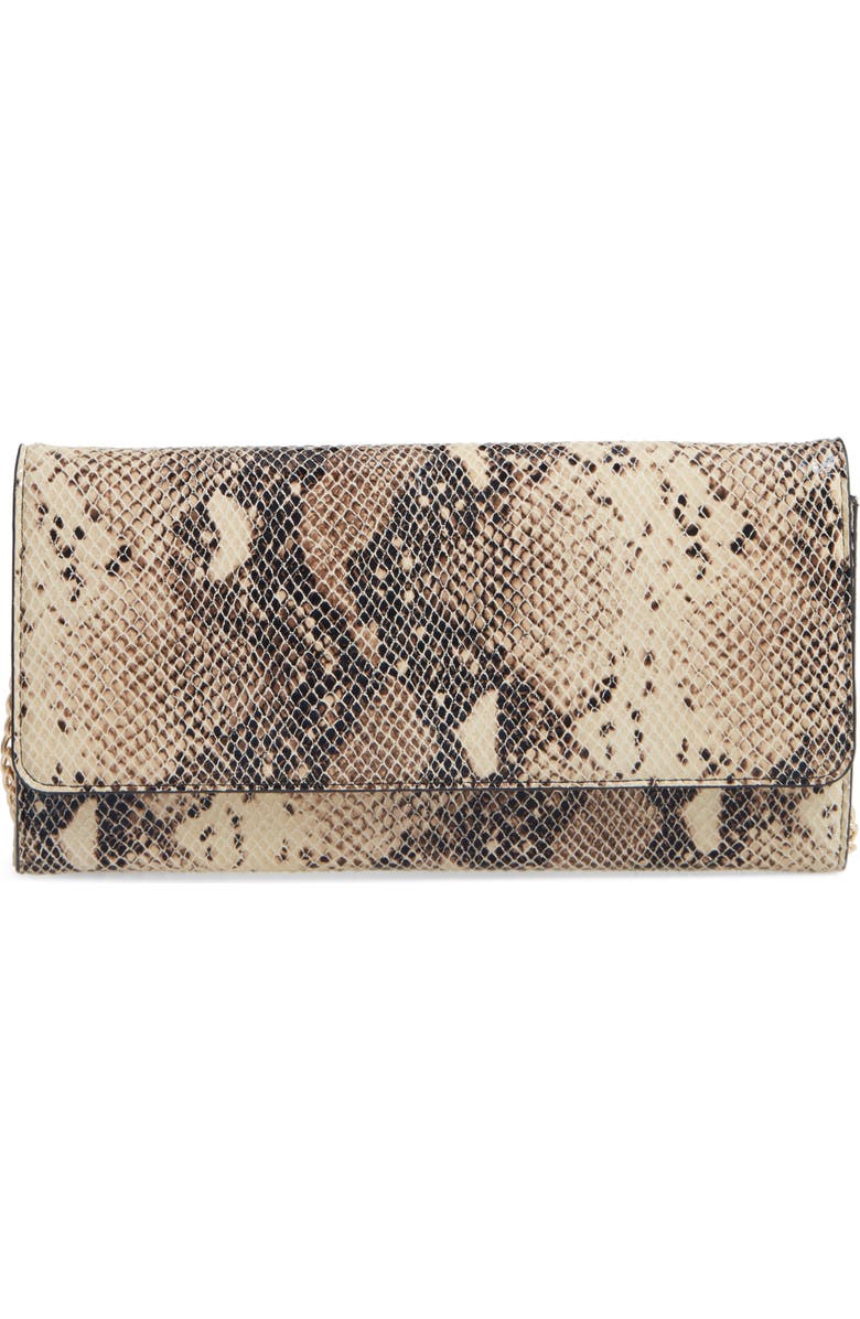 Nordstrom Selena Leather Clutch, Main, color,