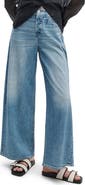 rag & bone rb Miramar Sofie High Waist Ankle Wide Leg Terry Sweatpant Jeans