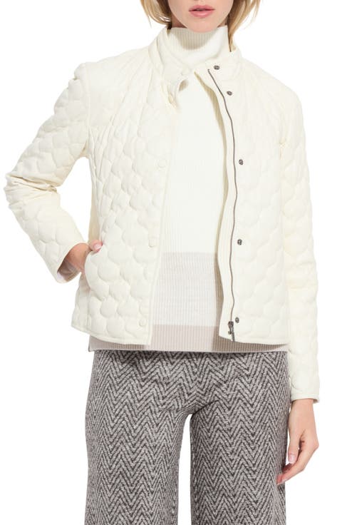 Amora Quilted Faux Leather Jacket