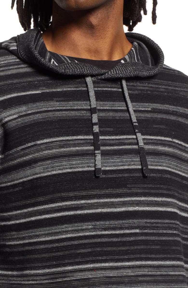 Treasure & Bond Stripe Hoodie Sweater, Alternate, color, 