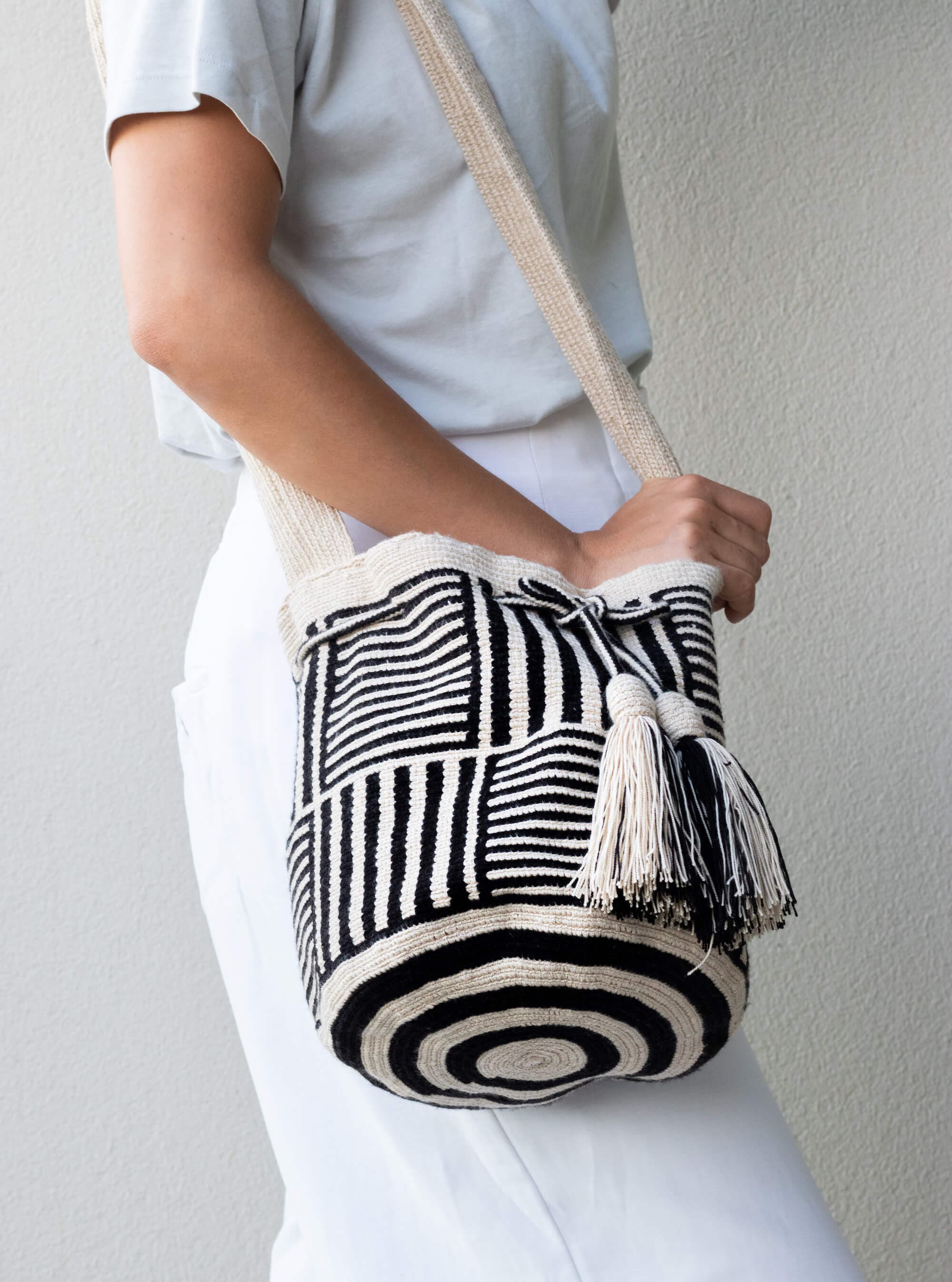 One Thread Collective Kululu Bag, Alternate, color, Black - Small