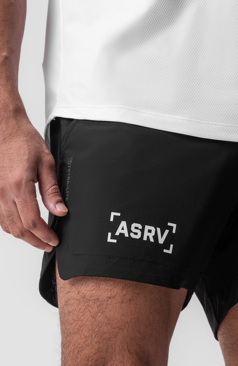 ASRV Tetra-Lite 5" Linerless Short, Alternate, color, Black "White Bracket"