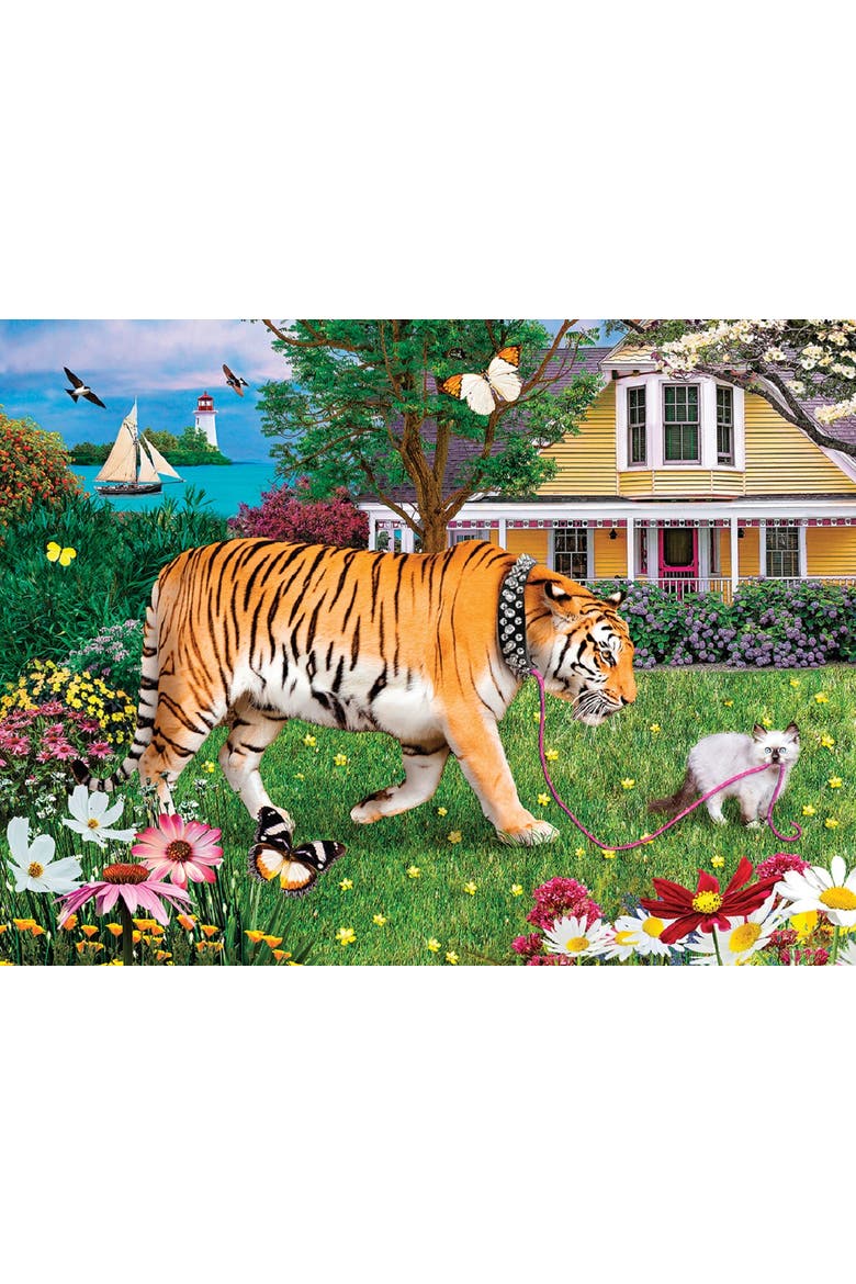 Walking the Kitty 500 piece Jigsaw Puzzle for Adults, Alternate, color, Multicolor