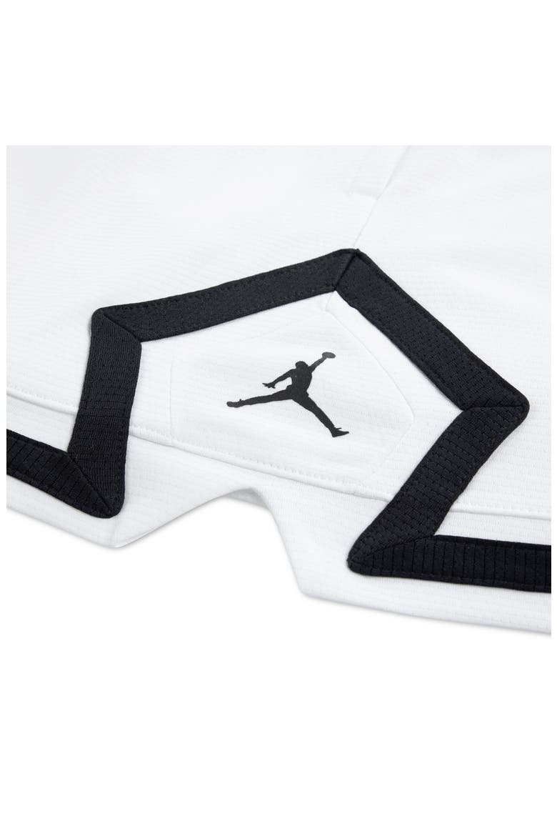 Kids' Dri-FIT Diamond Mesh Shorts, Alternate, color, WHITE/ BLACK
