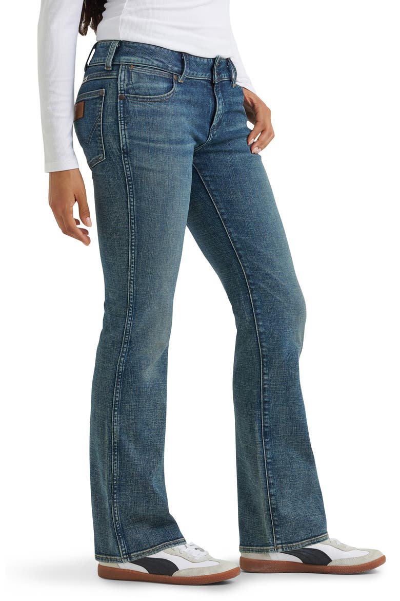 Low Rise Bootcut Jeans, Alternate, color, SUMMIT SHADE