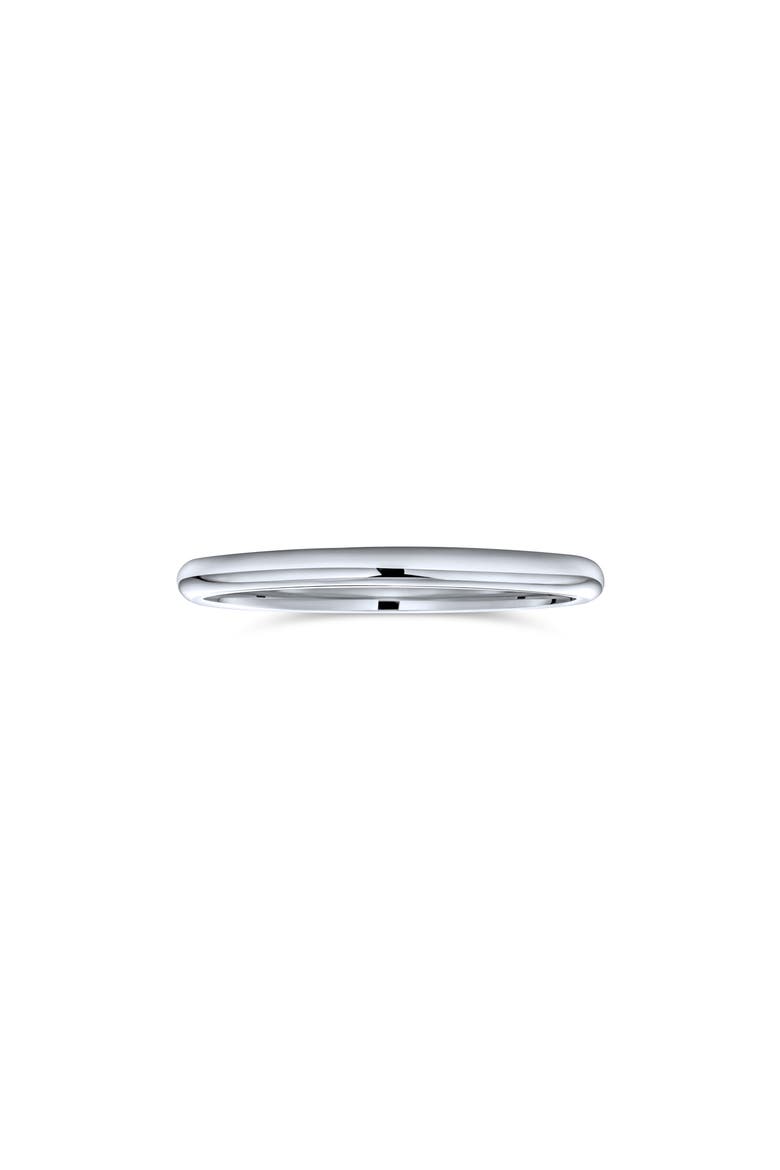 Sterling Silver Thin Stackable Band, Alternate, color, SILVER