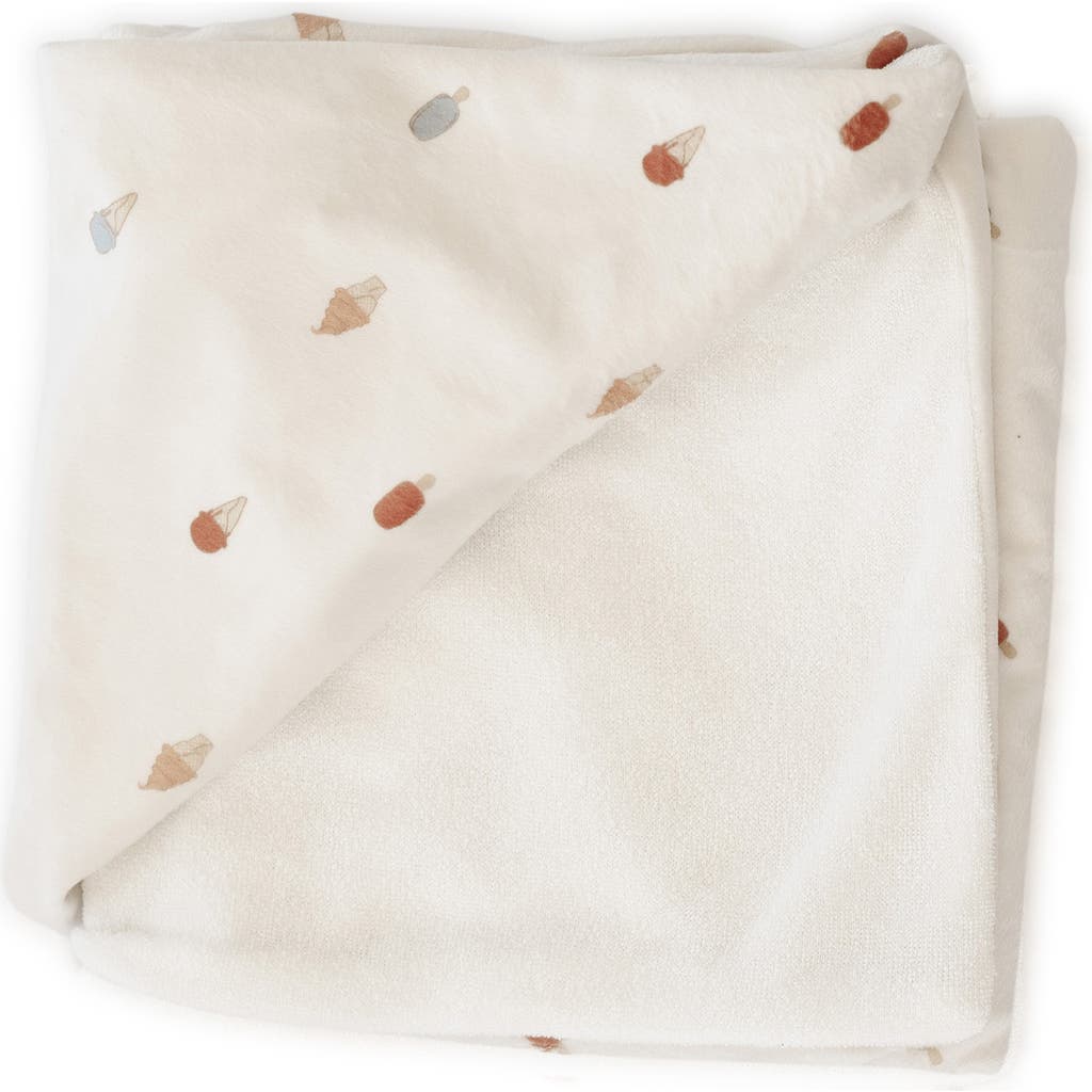 Saranoni Kids' Minky Hooded Towel In White