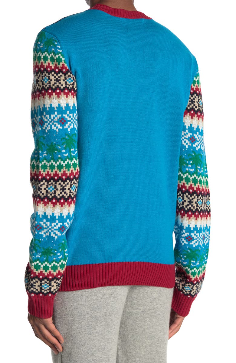 Ugly Christmas Sweater Snowman Beach Sweater, Alternate, color, 